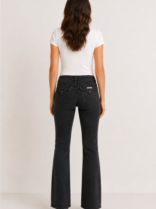 Hudson Jeans Denim - Hudson Jeans Black High-Rise Flare Denim